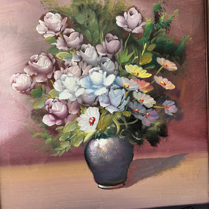 Classic Floral Still Life Oil Painting "Floral Arrangement" Medium Artwork - HollandArtShop
