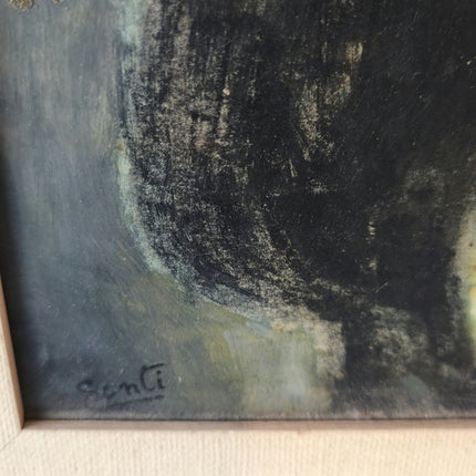 Classic 'Male Portrait' Mid 20th Century Man Portraiture Framed Oil Painting - HollandArtShop