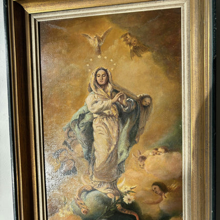Classic Portrait Oil Painting "Heavenly Figure" Expressive Small Artwork - HollandArtShop