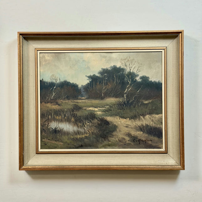 Refined Landscape Oil Painting "Bare Trees" Timeless Artwork Holland Art Shop