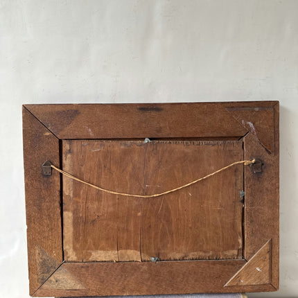 Elegant Interior Oil Painting "Wooden Frame" Handcrafted Art Holland Art Shop