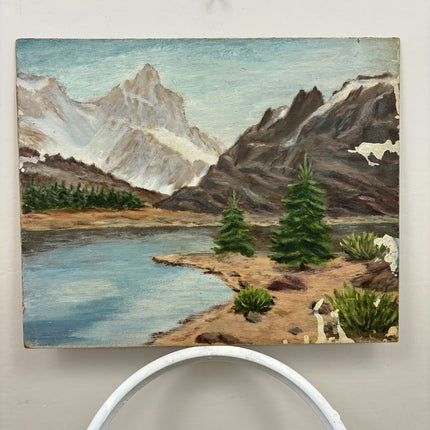 Timeless Landscape Oil Painting "Snowy Mountain" Expressive Artwork Holland Art Shop