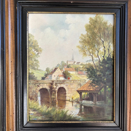 Original Landscape Oil Painting "Framed Painting" Expressive Art Holland Art Shop