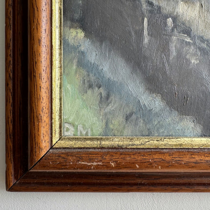 Authentic Landscape Oil Painting "Framed Landscape" Vintage Artwork Holland Art Shop