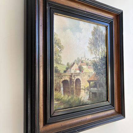 Original Landscape Oil Painting "Framed Painting" Expressive Art Holland Art Shop