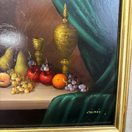 Vintage Still Life Oil Painting "Gilded Frame" Handcrafted Small Art Holland Art Shop