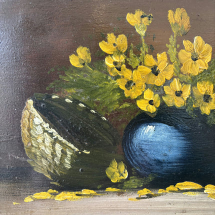 Traditional Flowery Still Life Oil Painting "Yellow Flowers" Elegant Art Holland Art Shop