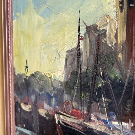 Traditional Cityscape Oil Painting "Cathedral Dome" Expressive Artwork Holland Art Shop