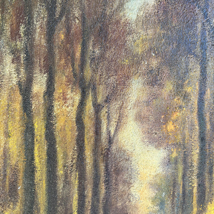 Refined Landscape Oil Painting "Forest Path" Elegant Large Artwork Holland Art Shop