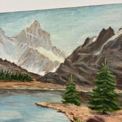 Timeless Landscape Oil Painting "Snowy Mountain" Expressive Artwork Holland Art Shop