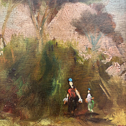 Rustic Landscape Oil Painting "Framed Painting" Traditional Small Art Holland Art Shop