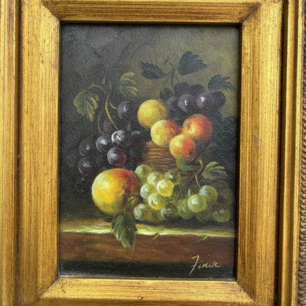 Detailed Still Life Oil Painting "Gilded Frame" Refined Small Art Holland Art Shop