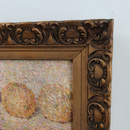 Antique Still Life Oil Painting "Ornate Frame" Timeless Small Artwork Holland Art Shop