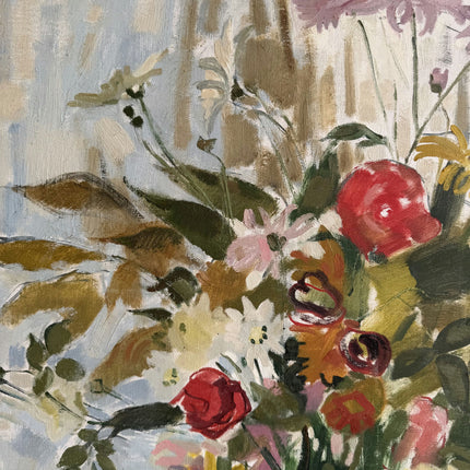 Elegant Floral Still Life Oil Painting "Flower Bouquet" Classic Large Art Holland Art Shop
