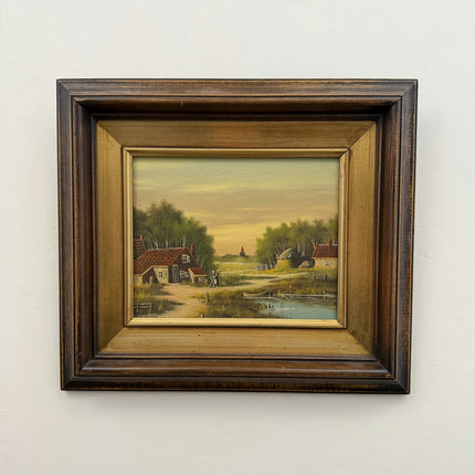 Refined Landscape Oil Painting "Framed Painting" Expressive Art Holland Art Shop