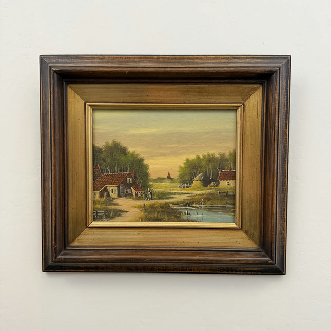 Refined Landscape Oil Painting "Framed Painting" Expressive Art Holland Art Shop