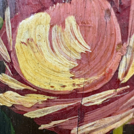 Timeless Floral Still Life Oil Painting "Flower Vase" Expressive Small Art Holland Art Shop