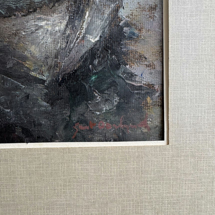 Expressive Harbor Scene Oil Painting "Framed Painting" Timeless Art Holland Art Shop