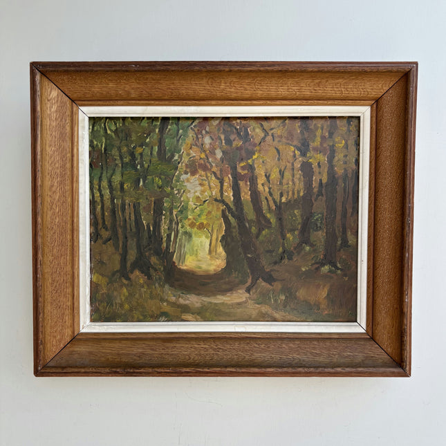 Timeless Landscape Oil Painting "Tree Tunnel" Expressive Art Holland Art Shop