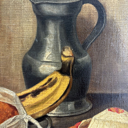 Traditional Still Life Oil Painting "Pewter Jug" Authentic Art Holland Art Shop