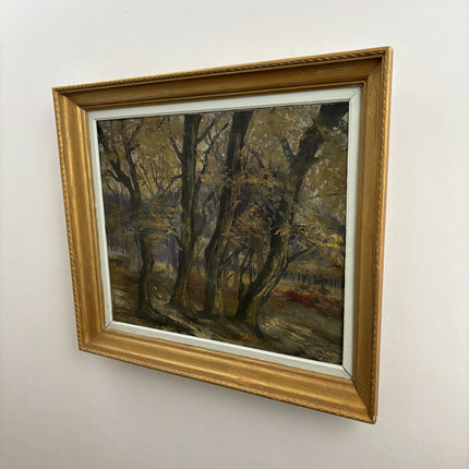 Timeless Landscape Oil Painting "Gnarled Trees" Handcrafted Large Art Holland Art Shop