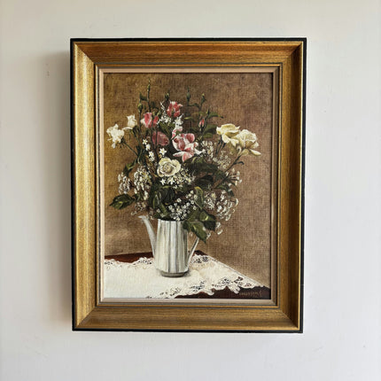 Authentic Floral Still Life Oil Painting "Painted Bouquet" Detailed Art Holland Art Shop