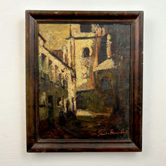 Timeless Cityscape Oil Painting "Framed Painting" Detailed Belgique Art Holland Art Shop