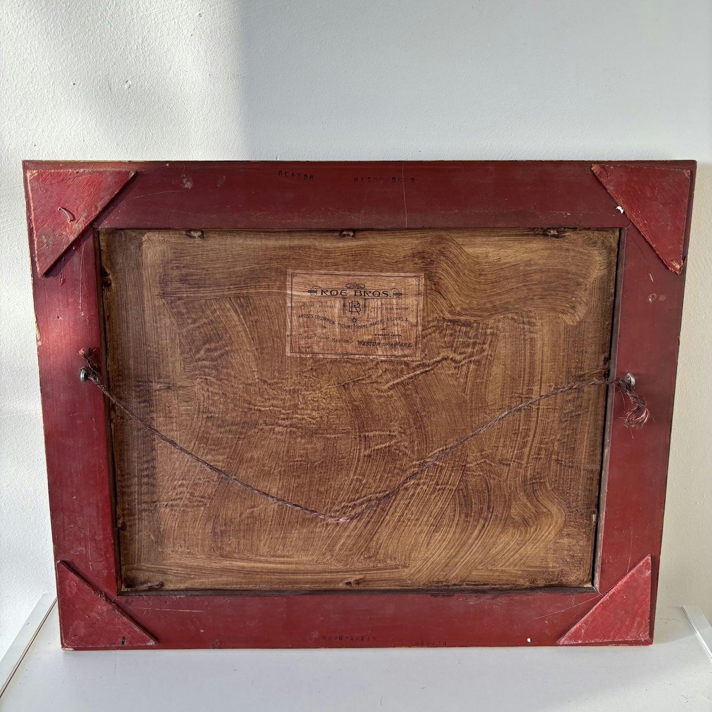 19th Century Winter Landscape Oil Painting "Frozen River" Medium Artwork