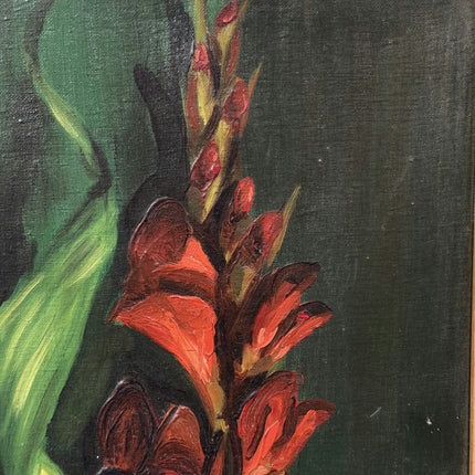 Expressive Still Life Oil Painting "Red Canna" Classic Art Holland Art Shop