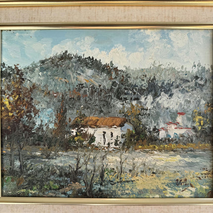 Original Landscape Oil Painting "Framed Painting" Detailed Art Holland Art Shop
