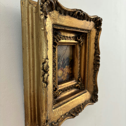 Authentic Still Life Oil Painting "Gilded Frame" Traditional Small Artwork Holland Art Shop