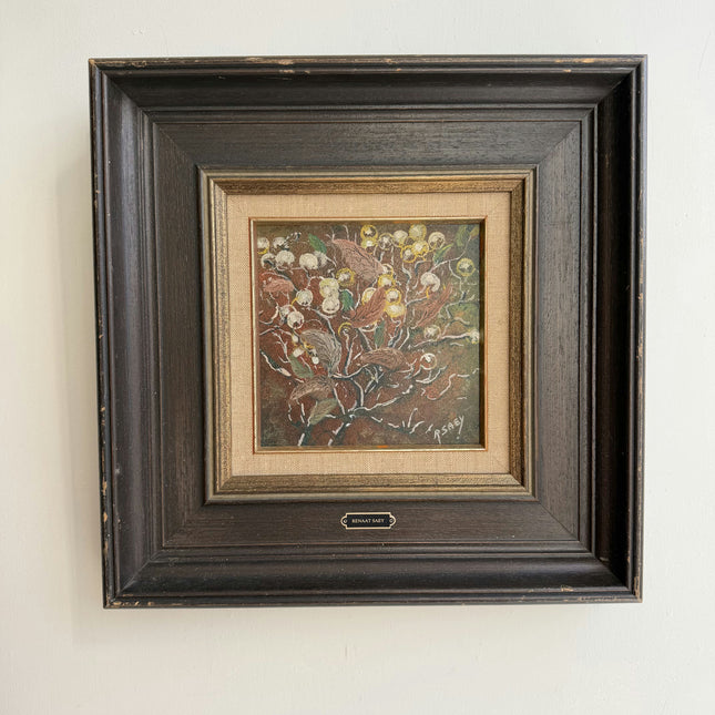 Classic Floral Still Life Oil Painting "Framed Painting" Authentic Small Artwork Holland Art Shop