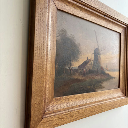 Timeless Landscape Oil Painting "Wooden Frame" Elegant Art Holland Art Shop