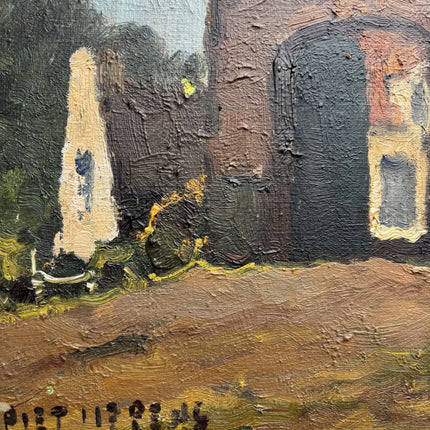 Classic Landscape Oil Painting "Ruined Arch" Expressive Art Holland Art Shop