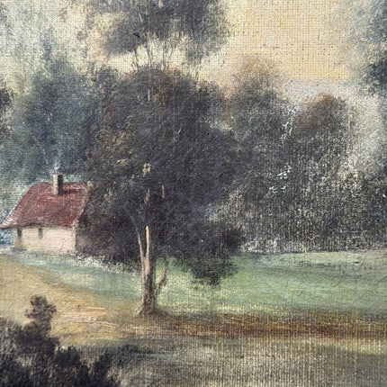 19th Century Antique Landscape Oil Painting "Framed Painting" Art Holland Art Shop
