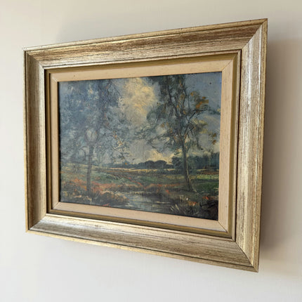 Expressive Landscape Oil Painting "Framed Painting" Elegant Small Art Holland Art Shop