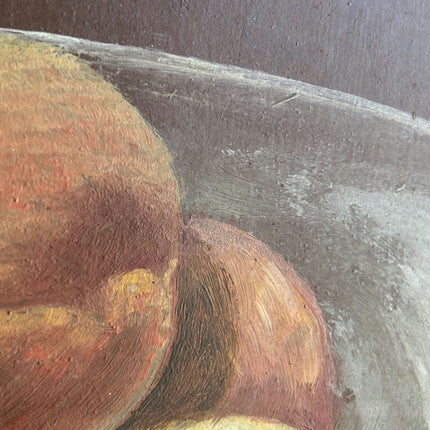 Elegant Still Life Oil Painting "Fruit Bowl" Rustic Belgique Art Holland Art Shop