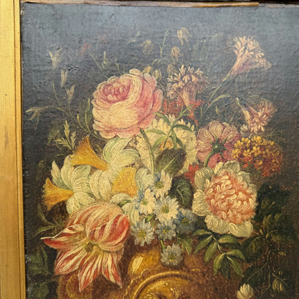 19th Century Antique Still Life Oil Painting "Gilded Frame" Artwork Holland Art Shop