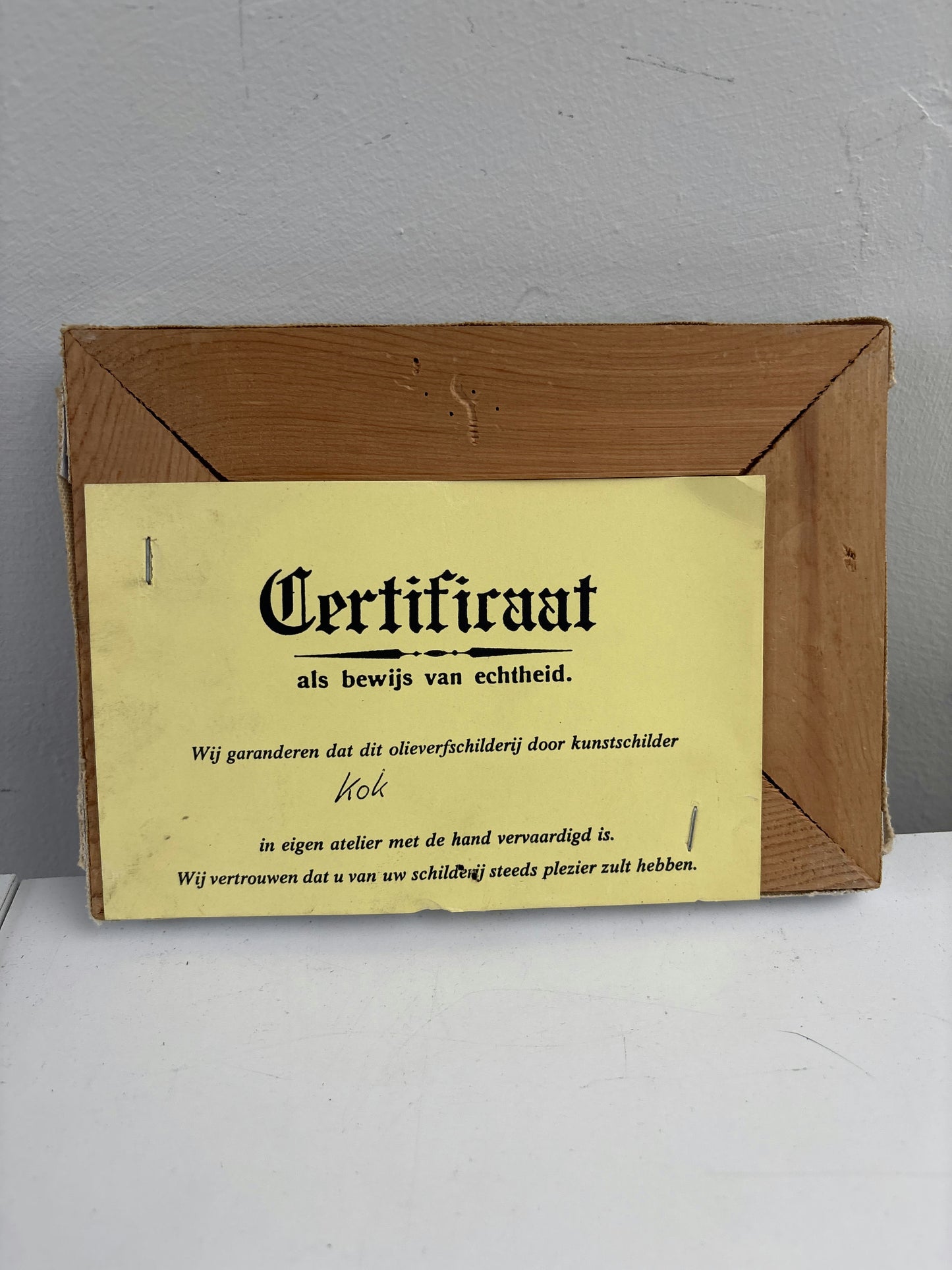 Remarkable Oil Painting Landscape "Autumn Trees" Expressive Small Artwork