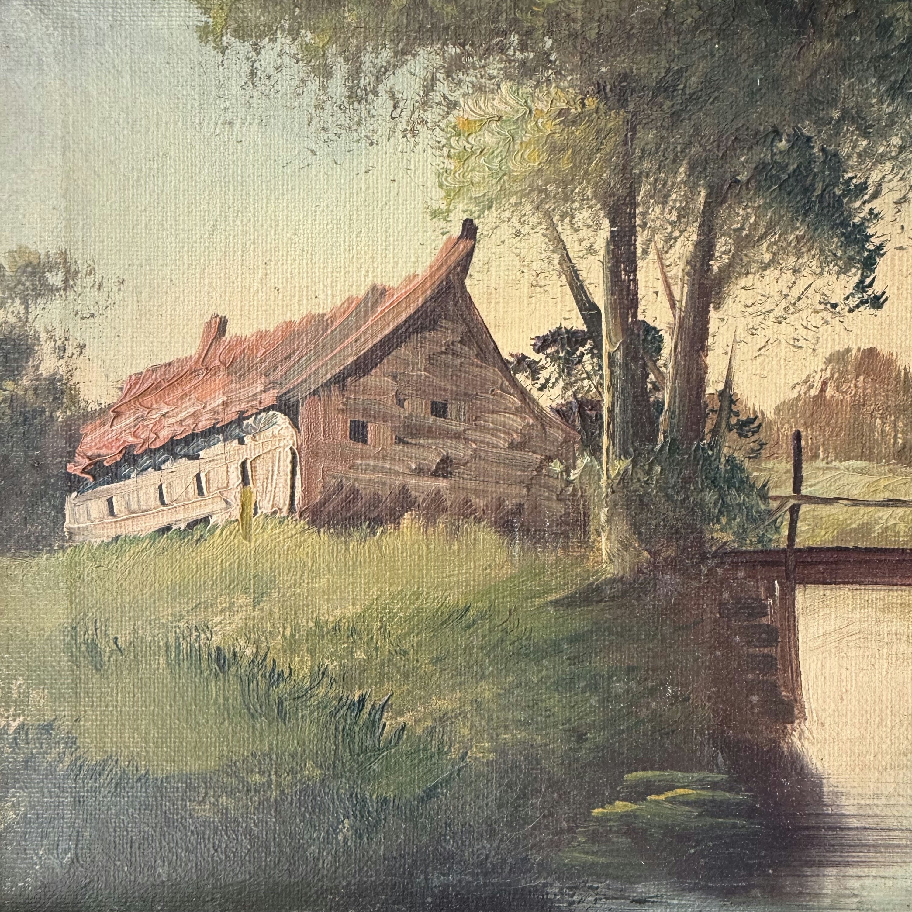 Expressive Landscape Oil Painting 