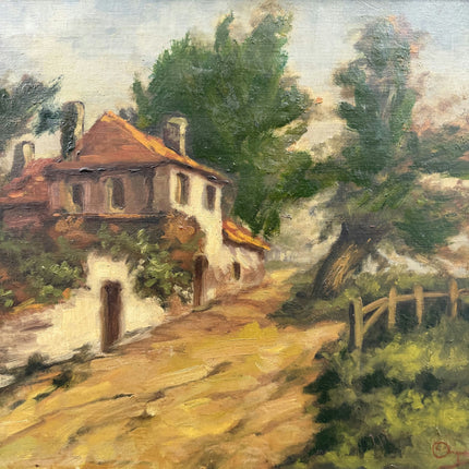 Traditional Landscape Oil Painting "Country House" Expressive Art Holland Art Shop