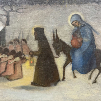 Classic Religious  Oil Painting "Woman Camel" Refined Artwork Holland Art Shop