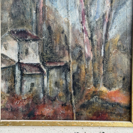 Authentic Landscape Oil Painting "Gilded Frame" Elegant Small Art Holland Art Shop