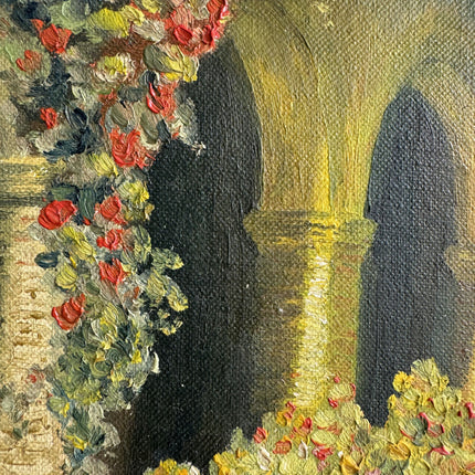 Timeless Cityscape Oil Painting "Stone Arch" Detailed Small Art Holland Art Shop