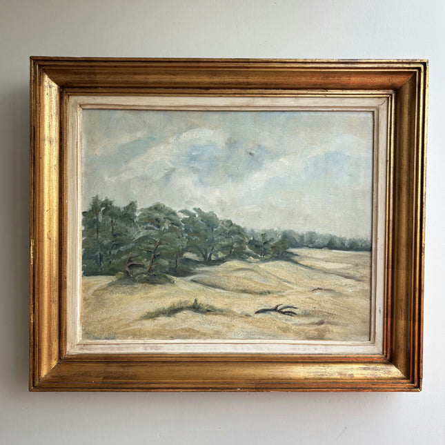 Rustic Landscape Oil Painting "Framed Landscape" Detailed Artwork Holland Art Shop