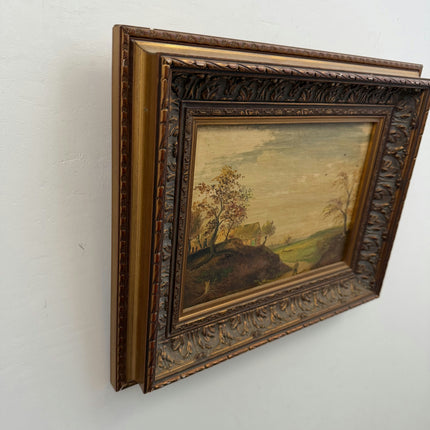 Classic Landscape Oil Painting "Framed Painting" Handcrafted Small Art Holland Art Shop