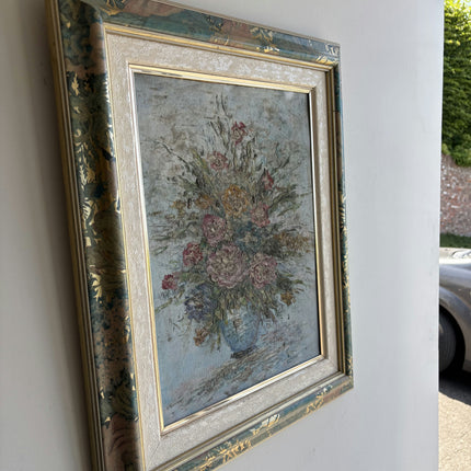 Expressive Floral Still Life Oil Painting "Flower Bouquet" Traditional Artwork Holland Art Shop