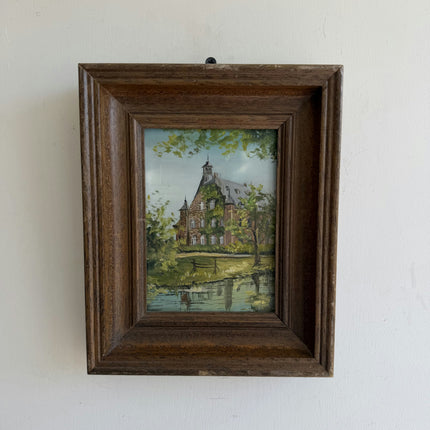 Handcrafted Landscape Oil Painting "Framed Painting" Authentic Small Artwork Holland Art Shop
