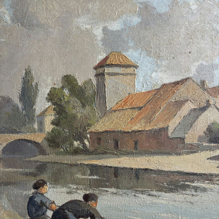 Classic Landscape Oil Painting "Painted River" Elegant Art Holland Art Shop