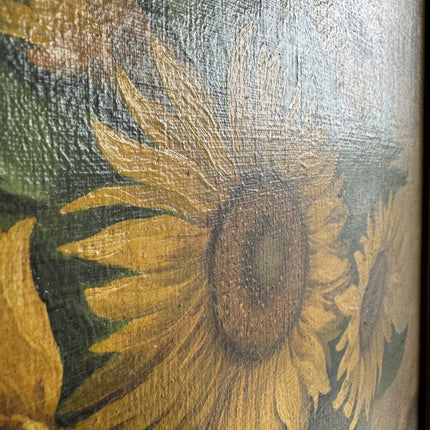 Original Floral Still Life Oil Painting "Sunflower Vase" Classic Artwork Holland Art Shop
